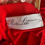 Mori Lee Women’s Sleeveless Mock Neck Red Bodycon Photo 4