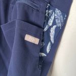 FIGS  Accra Limited Scrub Top Navy Blue Feather Print Size XS Photo 2