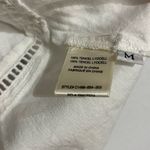 Cloth & Stone Anthropologie Peplum Bell Sleeve White Blouse Size Medium Photo 7