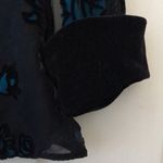 Alex Evenings FINAL MARKDOWN Ladies’  sheer flocked top medium Photo 3