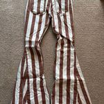 Buckle Pinstripe Bell Bottoms Photo 0