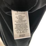 MSK Faux Leather Trim Belted Midi Dress Short Sleeve Goth Black MP Size undefined Photo 3