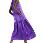 INC Satin Dress, Created For Macy's In Purple Lily Photo 2