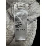 Free People Oversized Thermal Henley Waffle Knit Top Tunic White Long Sleeve (M) Photo 7