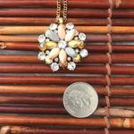 J.Crew  Multi Colored Rhinestone Pendant Necklace Photo 5