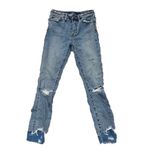 Urban Outfitters Jeans BDG Twig Crop High-Rise Skinny Blue Double Vision Photo 3