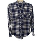 Workshop Republic Clothing Workshop Nordstrom Flannel Fall Long Sleeve Button Down Shirt Size Women's XS Photo 1
