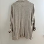 Frank & Oak Long Blazer Cardigan Linen Blend Lagenlook Size Medium Drape Photo 6