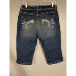 Nine West Vintage America Medium Wash Capri Pants Size 8/29 Blue Photo 5
