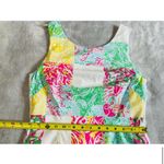 Lilly Pulitzer Multi State Patch Patchwork Delia Dress Side Grommet Lace Up Photo 7