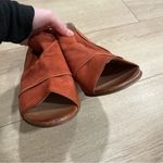 Miz Mooz NEW  Cailey Leather Peep Toe Slingback Heel Sandal Size 38/US 7.5-8 Wide Photo 3