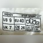 Hey Dude Women’s Size 9 Wendy Star Spangled Shoes Photo 4