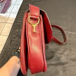 CELINE Vintage Céline Horse Carriage Clasp Burgundy Leather Shoulder Bag Photo 4