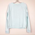 PINK - Victoria's Secret Victoria's Secret PINK Blue Bedazzled Crewneck Sweater Sz S Photo 3