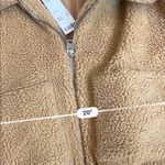 Urban Outfitters  full zip tan teddy jacket Photo 3