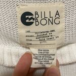 Billabong  White 100% Cotton Knit Sweater With Shark Design Size Large Photo 3