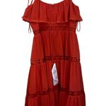 Dress the Population Dream Chiffon Sundress in Poppy Sz M Photo 2