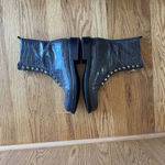 Jeffrey Campbell  Tonette‎ Combat Croc Embossed Boot Grey Women's Size 10 Photo 8