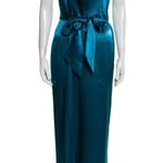 Aidan Mattox Satin Cowl Neck Jumpsuit Size 2 Photo 9