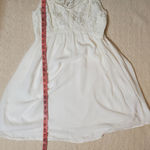Abercrombie & Fitch  White Lace Babydoll Dress Size‎ M Photo 4