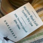 Marine layer  Colorful Stripe Mini Dress Fit-N-Flare Linen Blend Size Small Women Photo 8