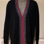 Tory Burch  Whitney Cardigan Black silk wool S NWT Photo 3
