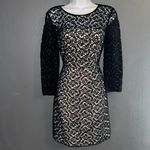 J.Crew New w Tags Little Black Lace Long 3/4 Sleeve Dress Womens 00 Photo 3