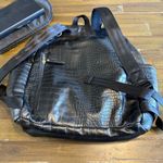 Petunia Pickle Bottom Black Faux Croc Diaper Bag Backpack Pad Wipes Container Photo 5