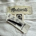 Madewell NWT Women's Pure White Low-Slung Baggy Crop Jeans Size 32 Wide Leg Photo 6