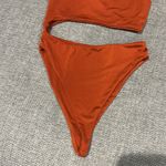 Naked Wardrobe Rust Cutout One Piece Bikini Swimsuit Photo 5