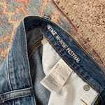 American Eagle Vintage High Rise Festival Shorts Two Tone Denim Photo 2