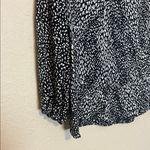 Alice + Olivia Alice‎ + Olivia Willa Cutout Blouson Sleeve Top White Black Size Medium Photo 2