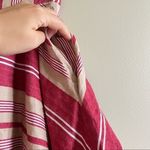 ZARA  CIRCLE SKIRT‎ STRIPED RED TAN SIZE XS Photo 6