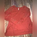 Free People  Outer Sunset Grandpa Jersey Sweater Top Nwot boho winter $98 casual Photo 3