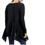 We The Free  Tunic Sweater Womens XS Oversized Mixed Media Boho Festival Evening Photo 6