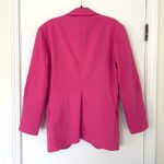 ZARA  Pink Oversized Blazer Business Career Jacket Coat Women's Sz Small 4432/700 Photo 7