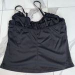 black ruffle lingerie top Photo 1