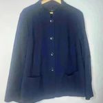 Talbots  Blue Button Down Jacket Blazer Size 14W Photo 0