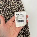 Free People  Bailey Leopard Print Denim Skirt Size 25 NWT Photo 3