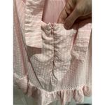 Blue Blush‎ Pretty in Pink Ruffle Shoulder Dress M Size 8 Photo 5