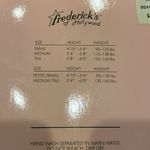 Frederick's of Hollywood FREDERICK’S WHITE JESSICA STOCKINGS Floral Lace NEW Medium Photo 2