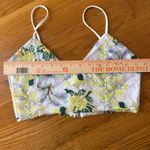 Urban Outfitters Floral Embroidered Cropped Tank Bralette Lined XS Photo 6