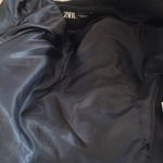 ZARA Black Wool Blend Cropped Blazer Jacket Buttons XS Photo 5