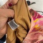 Muse Floral Print Pleated Fit & Flare Dress Pink Brown Women's Size 8 Photo 6