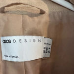 ASOS  Design Taupe/Beige Oversized Blazer Size 6 Petite Photo 2
