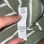 Aerie  Olive Cropped Striped Long Sleeve Tee Photo 11