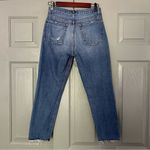 Reformation Julie Jeans in Bryce Wash Medium Wash High Waisted Photo 2