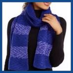 INC Chenille Striped Cobalt Blue Arrow Photo 0