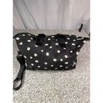 Alice + Olivia  Daisy Print Black Canvas Duffel Bag Unisex Travel​ Photo 7