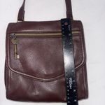 Fossil Vintage Y2k  Boho Hippie Gypsy Brown Crossbody Genuine Leather Purse Bag Photo 14